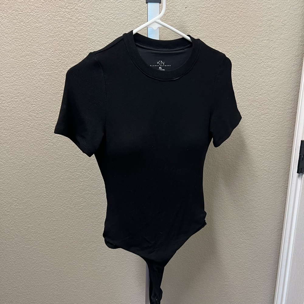 Klassy Network xl short sleeve body suit with bra padding